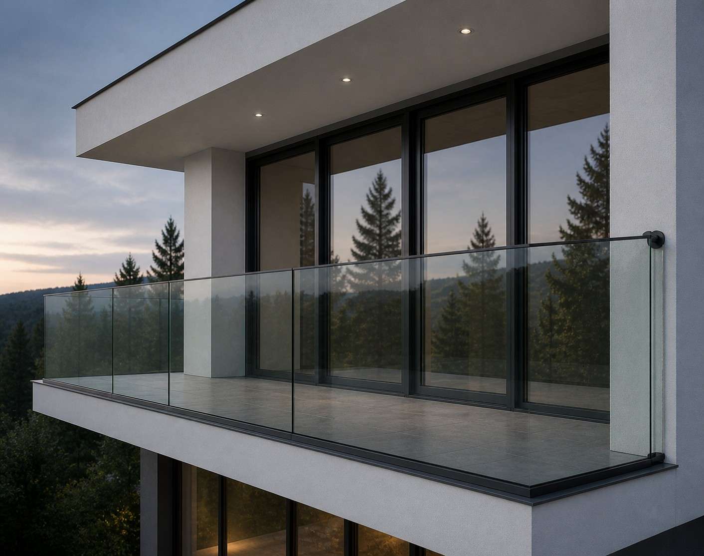 Glass balustrades