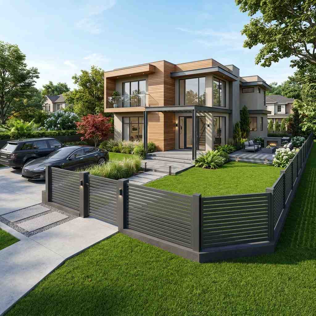 Aluminium fences and gates